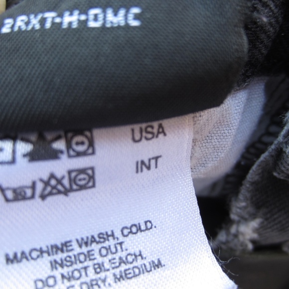 Harley-Davidson Jean Shorts womens W 29  x L 13 Black Distressed Y2K Thrashed - Picture 5 of 16